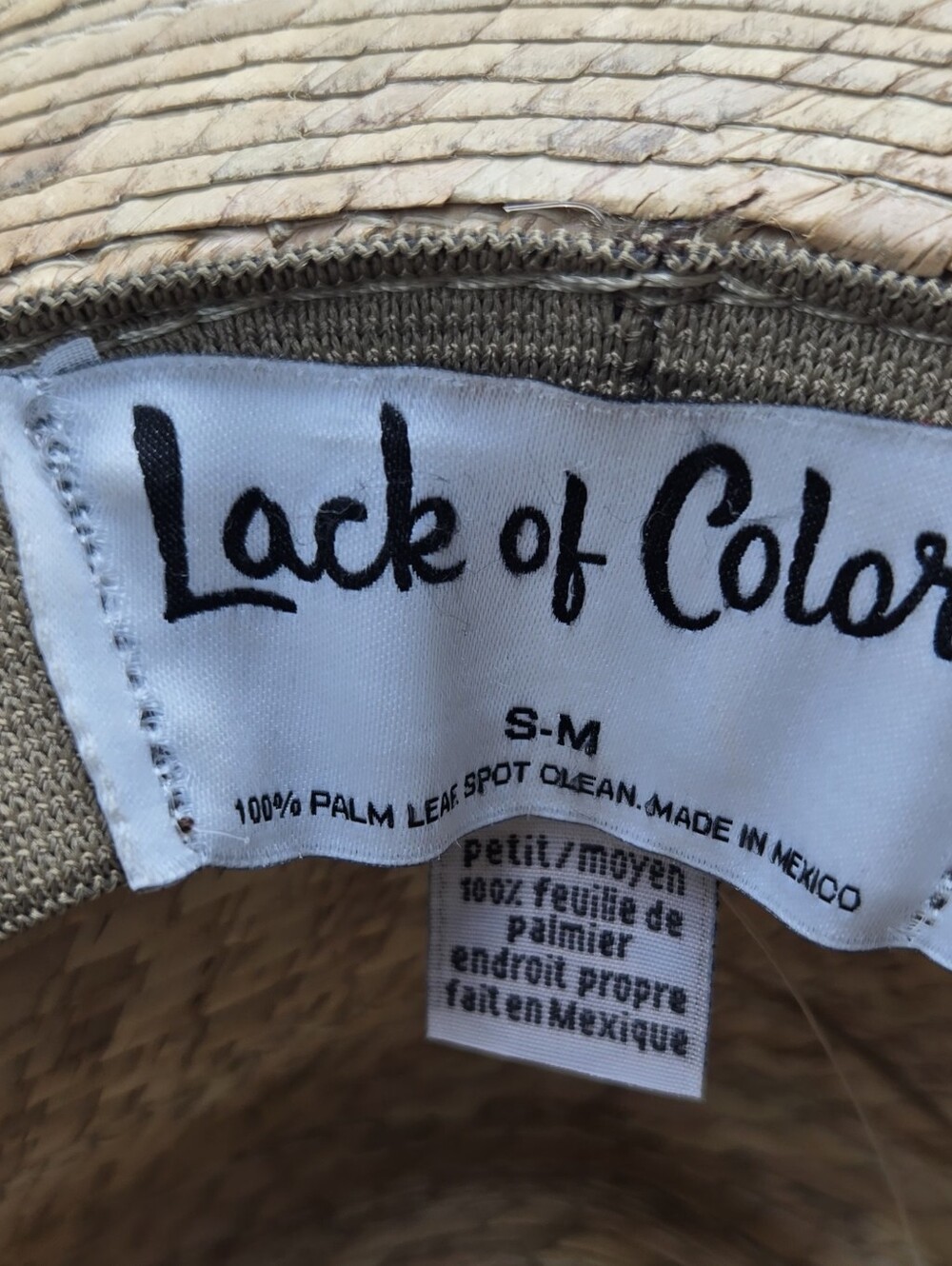 Lack of Color Natural Straw Fedora - Picture 2 of 5